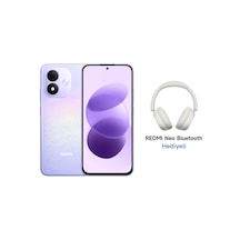 Xiaomi Redmi Note 17 4G 6 GB 256 GB (Xiaomi Türkiye Garantili) Mor+Xiaomi Redmi Neo Bluetooth 5.4 Kulaküstü Beyaz Kulaklık