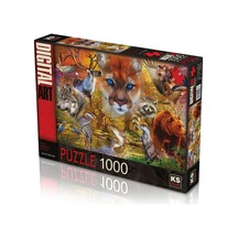 Ks Puzzle 1000 Parça North American Animals
