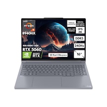 Lenovo ThinkBook 16P G6 ADR 21U00013TXHMF35 R9-8940HX 48 GB 4 TB SSD RTX5060 16" W11H Dizüstü Bilgisayar