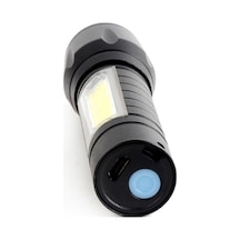 Mini Çok Güçlü Şarjlı El Feneri Xpe-cob Led Çok Renkli