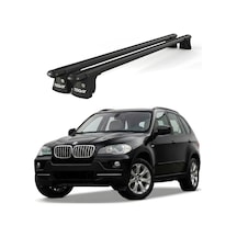 Trio-ıı Bmw X5 2006-2013 Uyumlu Siyah Kilitli Ara Atkı 135cm Port Bagaj Tavan Barı