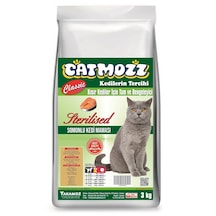 Catmozz Kısırlaştırılmış Somonlu Yetişkin Kedi Maması 3 KG