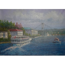Boğaz'ın Kalbinde: Kuleli Ve Köprü Esintisi 50 x 70 CM