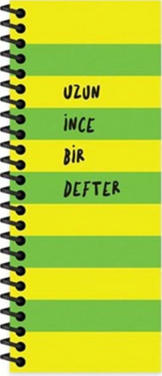 8x21 140 Yp.düz.spr.sert Kap.uzun Ince Bi Defter Renkli