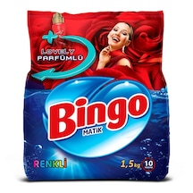 Bingo Matik Renkli Toz Çamaşır Deterjanı 1500 G
