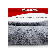 Mikrofiber Parlatma Havlusu - Kenarsız Tasarım İle Hassas Temizlik Açık Indigo