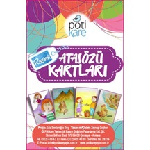 Resimli Atasözü Kartları- Pötikare Yayınları