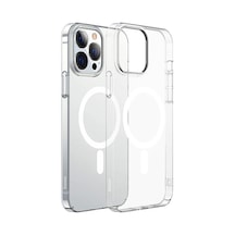 Baseus Crystal İphone 13 Pro Magsafe Silikon Kılıf + Tempered Ekran Koruyucu Set- 5775