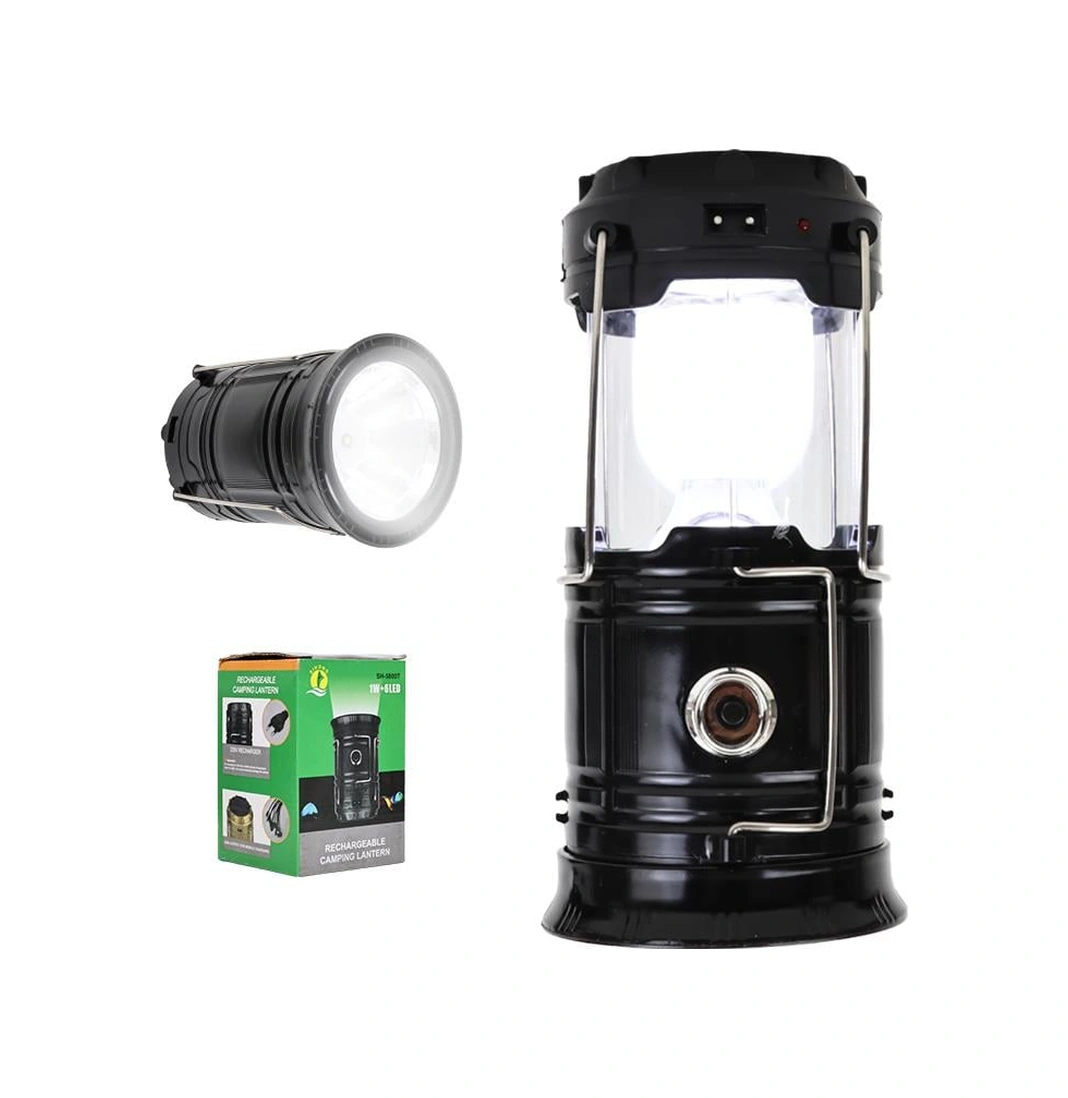 Powermaster Solar Şarjlı Kamp Lambası Sh-5800t 1w 6led Şeffaf