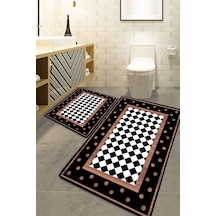 Chilai Home Panyhc 2'li Set Banyo Halısı Djt Renkli