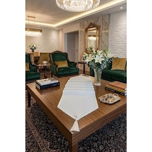 Çizgili Tek Runner, Colber Tek Runner 40x140cm Ekru Diğer