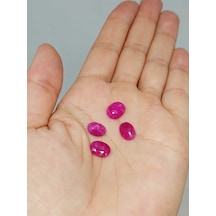 Yasamtohumu Yakut Taşı Oval Kesim Ortalama 2.5 Karat 55604 Çok Renkli