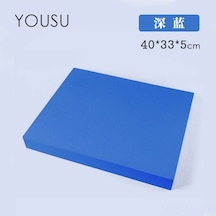 Evde Kullanım İçin Yüksek Dayanıklı Tpe Denge Yastığı - Derin Mavi, 40x33x5cm Koyu Mavi Koyu Mavi