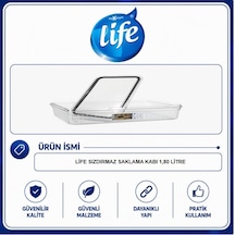 Life Sızdırmaz Saklama Kabı 1.80 12'li Paket Asorti