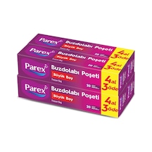 Parex Buzdolabı Poşeti Büyük Boy 4 Al 3 Öde - 4 Adet Tarı