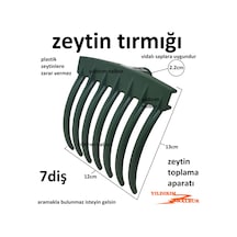 Zeytin Tırmığı Plastik 7 Diş Zeytin Toplama Aparatı Saptak Zeytin