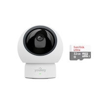 Youkey P310 2.5k İç Mekan Kamera-sandisk Ultra 32gb Sdsqunr-032g-gn3mn Hafıza Kartı