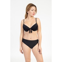 Pemilo Kadın 717 Kaplı Bikini Takımı Siyah-siyah 37158 - 1 Siyah