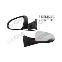 Gva Dış Dikiz Aynası Sol Elektrikli Isıtmalı Sinyalli Astarlı Dış Bükey Toyota Yarıs 1.33l 1nr -fe Nsp130 12-17 / 1.4l 1nd-tv Nlp130 12-18 Gva 1071222 879400d590
