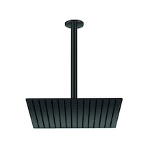 Gpd Ankastre Duş Başlığı Kare Slim Metal 30x30 Cm Siyah Ads21-s Siyah