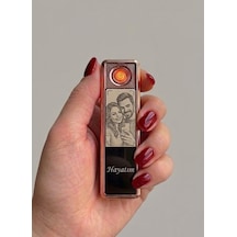 Kişiye Özel Fotoğraf Baskılı Usb Şarjlı Rezizdanslı Çakmak - Fotoğraflı & İsimli