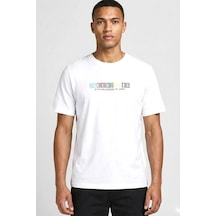 Jack & Jones Jack&jones 12297899 0 Yaka Erkek Tshirt - Beyaz Beyaz