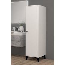 Tire Xl Beyaz Banyo Dolabı Havlu Ve Temizlik Dolabı