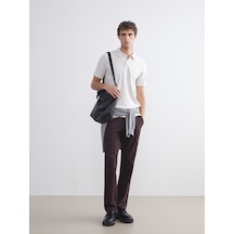 Lcwaıkıkı Classic Kahverengi Standart Kalıp Gabardin Erkek Chino Pantolon