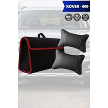 Rover 800 Uyumlu Koltuk Yastığı Siyah Renk Bagaj Çantası Lüks Model