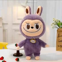 Lila Dragon Labubu Peluş Oyuncak Kuyruklu Seri Labubu Peluş Oyuncak