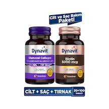 Collagen&hyaluronic Acid Complex 30 Tablet - Saç&cilt&tırnak + Biotin 5000 Mcg 1000 Tablet Işıltı Paketi
