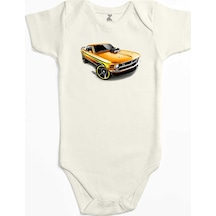 Zepplin Giyim Ford Mustang Mach 1 Ekru Bebek Body Zıbın