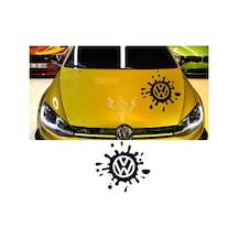 Vw - Volkswagen Sıçrama Araba Sticker