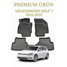 Volkswagen Golf 7 2012-2019 Uyumlu 3d Oto Paspas Premium