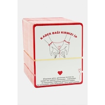 2-li - 913 - Kader Bağı İp Bileklik - Nazblsmm - Kartı Kırmızı