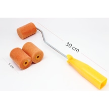 Kadife Rulo Fırça 5 Cm. 3 Yedeklli