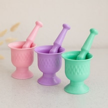 Renkli Plastik Havan Sarımsak Dövecek