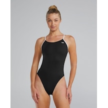 Tyr Women's Cutoutfit Swimsuit - Hexa Beyaz - Siyah