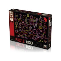 Ks Puzzle 1000 Parça Robot Workshop Robot Atölyesi