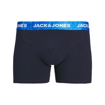 Jack&Jones Erkek Mavi Logolu Tekli Boxer - Luca 12260589 Lacivert