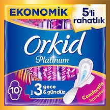Orkid Platinum Ultra Gece Hijyenik Ped 10'lu