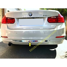 Bmw 3 Serisi F30 Comfort Krom Arka Tampon Altı Çıtası Aksesuarı