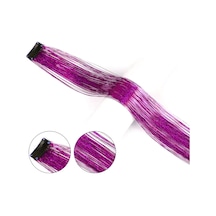 Klipsli Hair Tinsel Saç Simi - Htk17 Çok Renkli