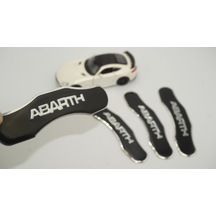 Abarth Logo Kaliper Üstü 3M 3D Metal Logo Arma Amblem Seti