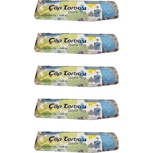Canhome Büyük Boy Çöp Torbası 10'lu Mavi 65 x 80 CM