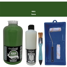 Mobilya Boyası-cadence Multisurface H-061 Yonca 2000ml Ultimate Vernik Mat 500ml Saten Rulo Set Yonca