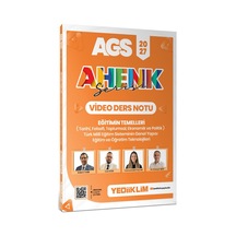 Yediiklim 2027 Ags Ahenk Serisi Eğitimin Temelleri Ve Temel Kavramlar Türk Milli Eğitim Sisteminin Genel Yapısı Eğitim Ve Öğrenme Teknolojileri Video Ders Notu