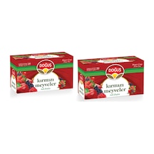 Doğuş Kırmızı Meyveler Karışık Süzen Poşet Meyve Çayı 2'li 20 x 2 G
