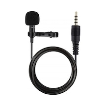 Drnds Newface 3.5mm Jak 1.5 Metre Double Mikrofon - Siyah