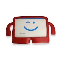 Newface Apple Uyumlu İpad 2025 10.9 10.nesil A16 Kılıf Karakter Tablet Silikon - Kırmızı
